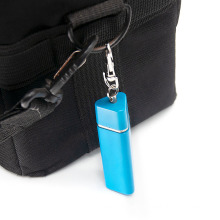 Mini Lipstick Shape Ashtray Portable Metal Ashtray With Key Chain Cigarette Ashtray For Storage Ash Keychain